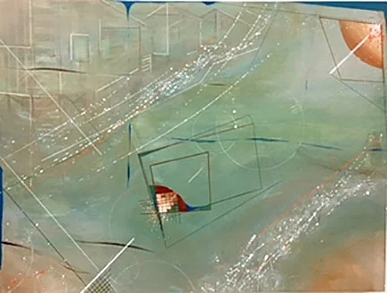 Memories 6 Acrylic on wood, 18”x24”