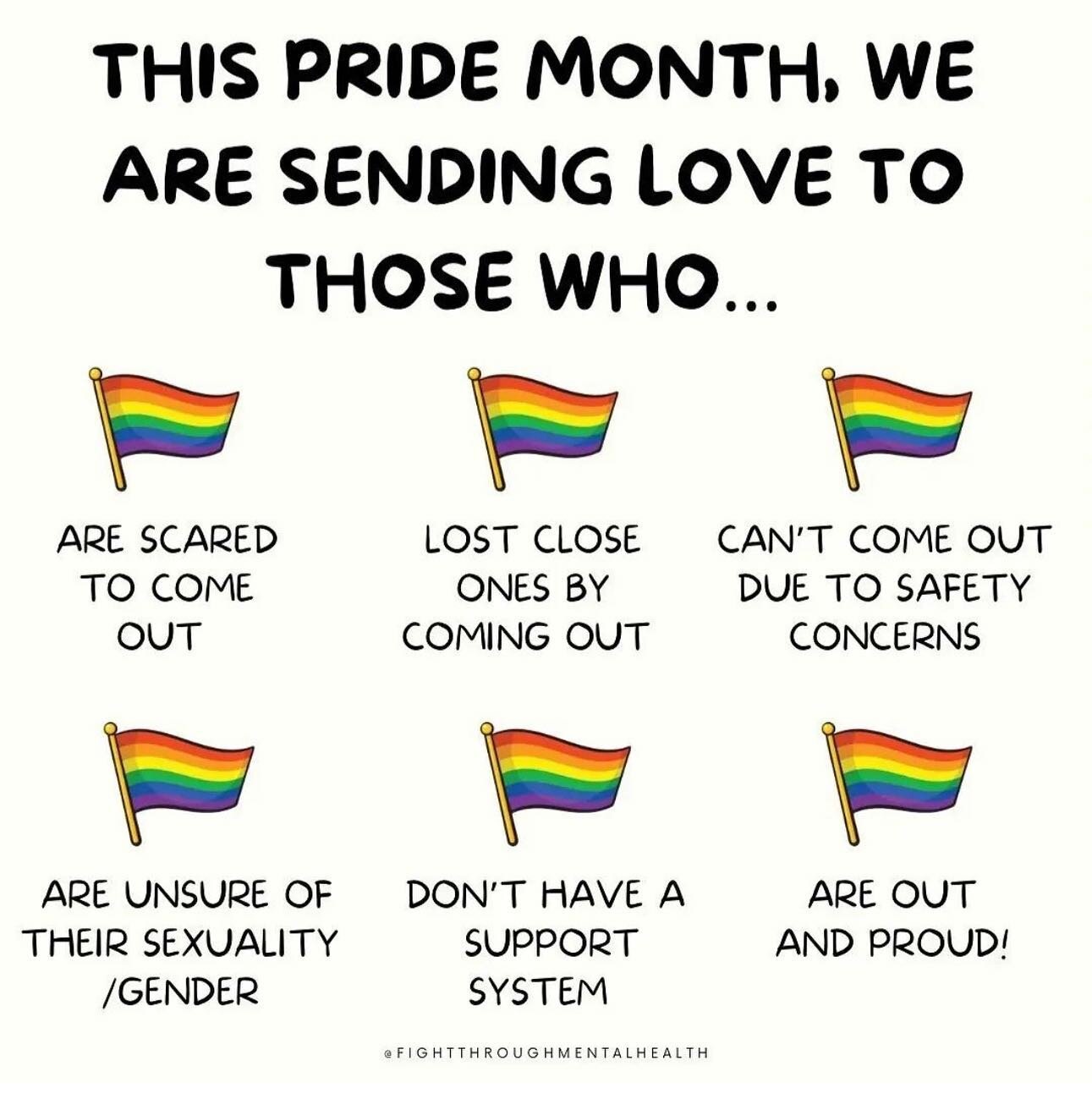🏳️&zwj;🌈 
#pride #pridemonth #pride🌈 #gay #lesbianpride #trans #intersex #queer #lgbt #lgbtq #lgbtqia