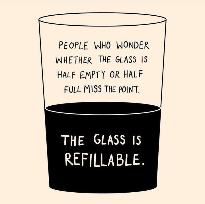 We often debate whether the glass is half full or half empty... but sometimes we forget that the glass is refillable! Shifting perspective doesn&rsquo;t mean denying challenges, it means staying flexible, curious, and mindful. When we practice cognit