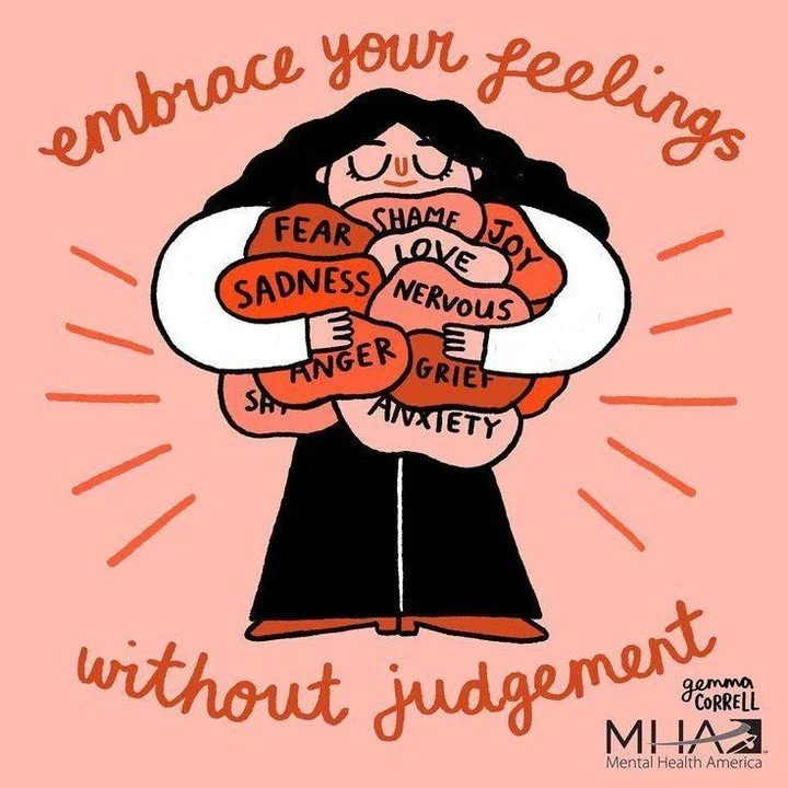 Emotions aren&rsquo;t problems to fix... they&rsquo;re part of being human! From an Acceptance and Commitment Therapy (ACT) lens, feelings are just signals. The work isn&rsquo;t eliminating emotions, but noticing them without judgment and choosing ho