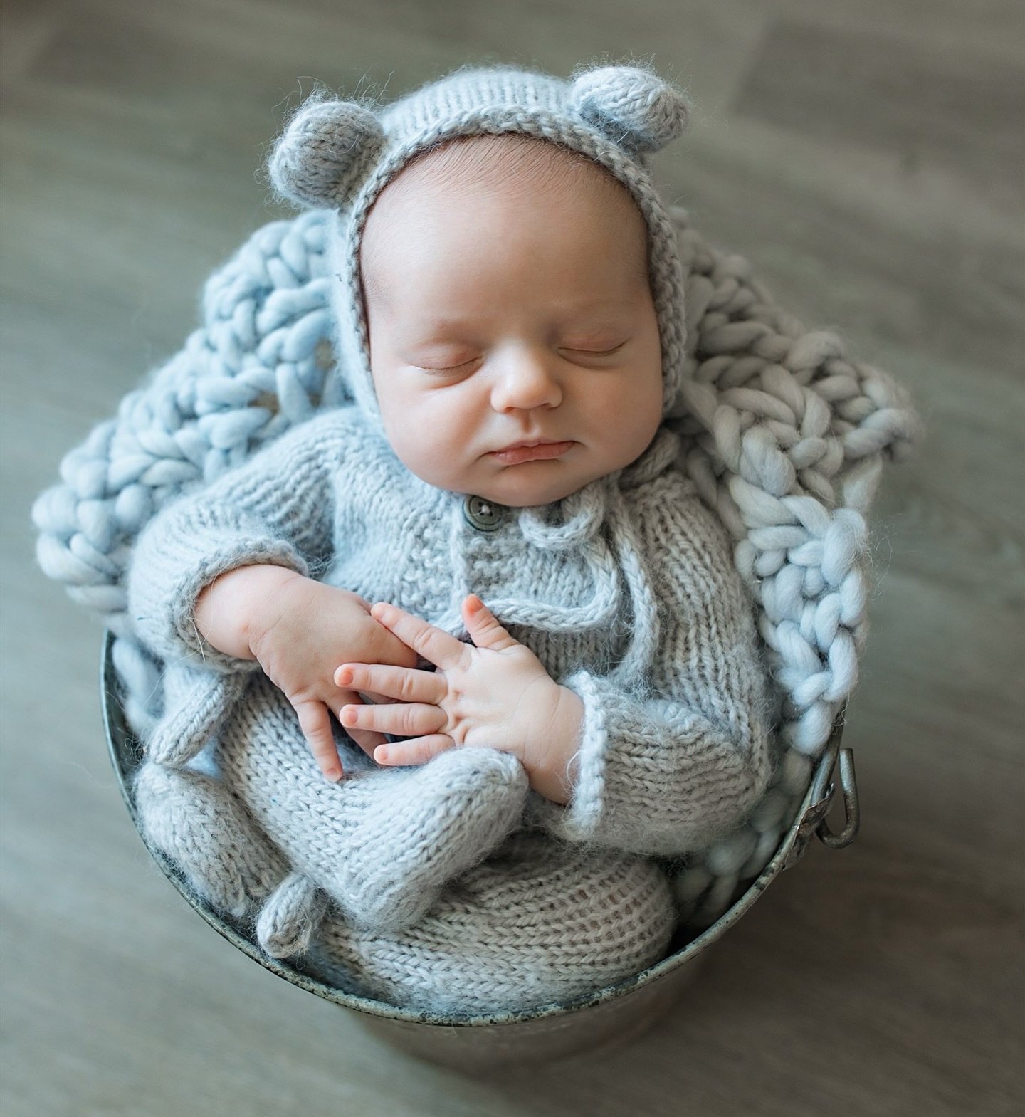 Sometimes I&rsquo;m amazed at the big squishy babies that fit in these tiny little buckets. 🧸