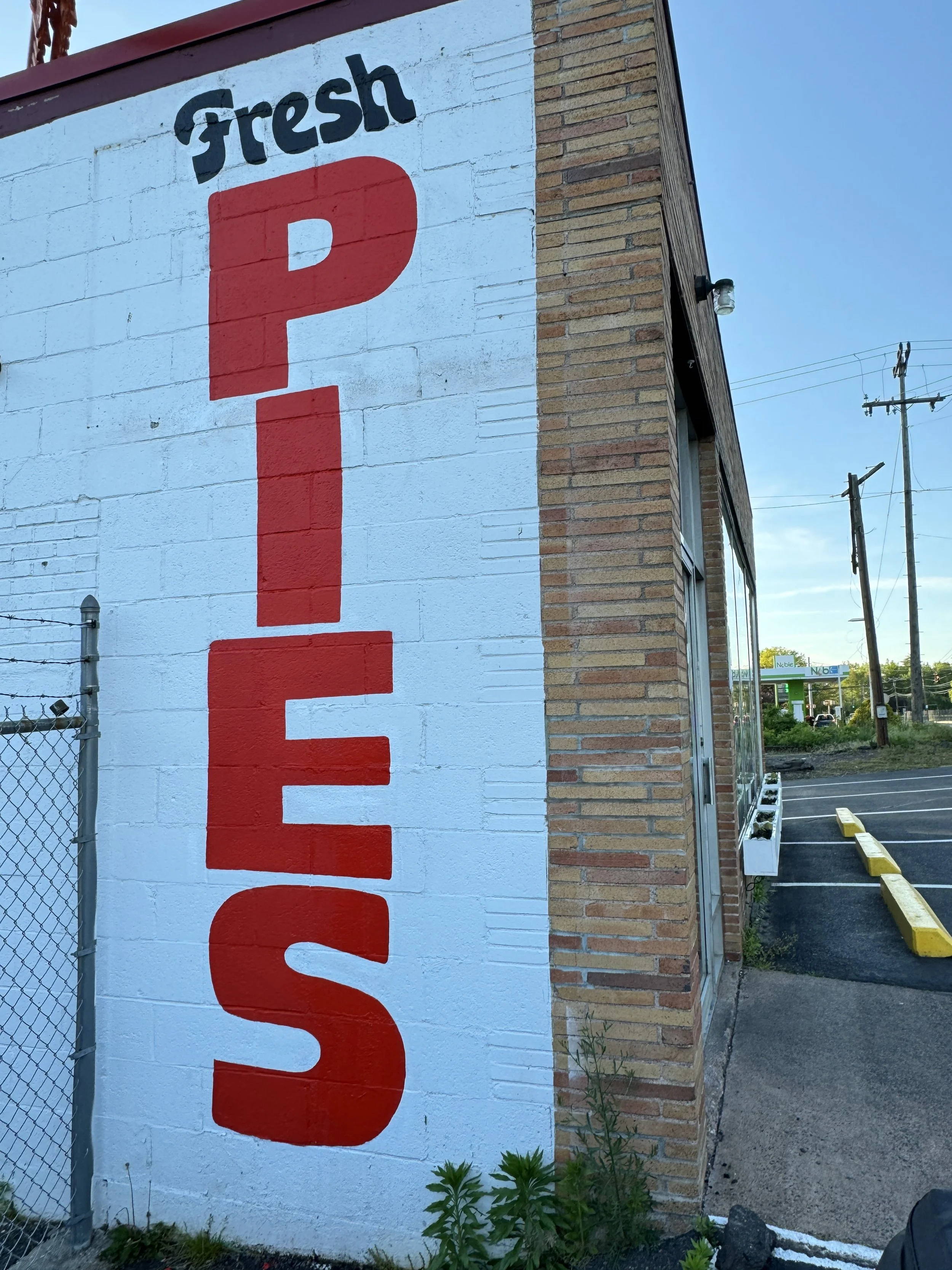Mike's Painted Signs for Granny's Pie Factory