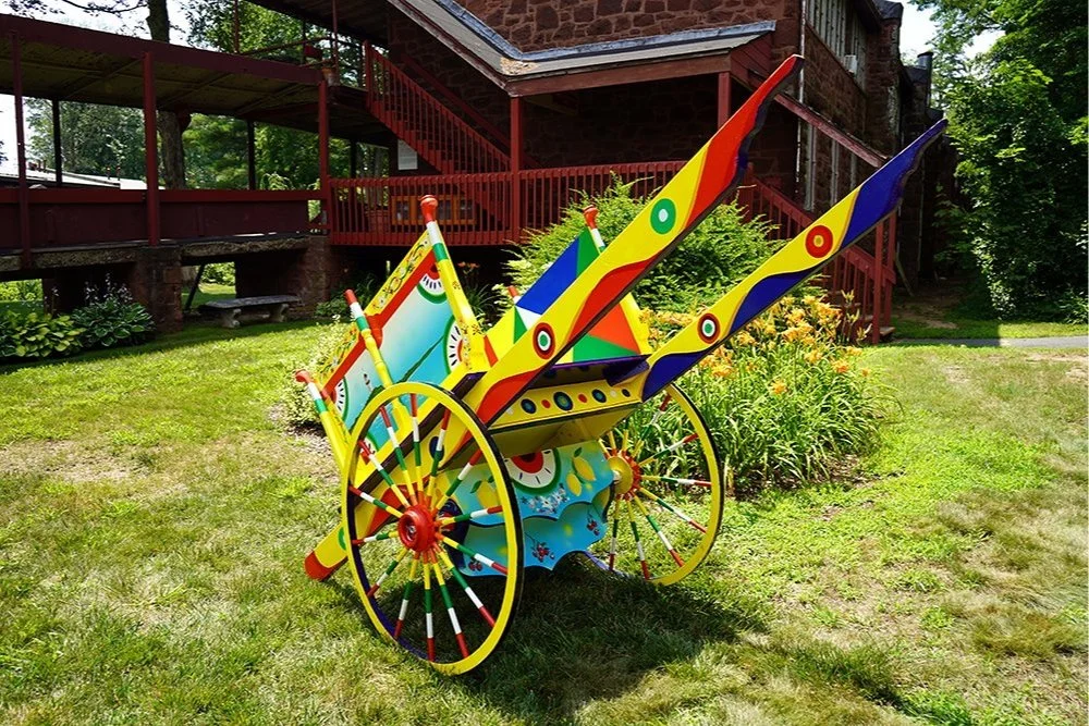 Custom Carreto Cart  by Mike's Painted Signs in Connecticut 