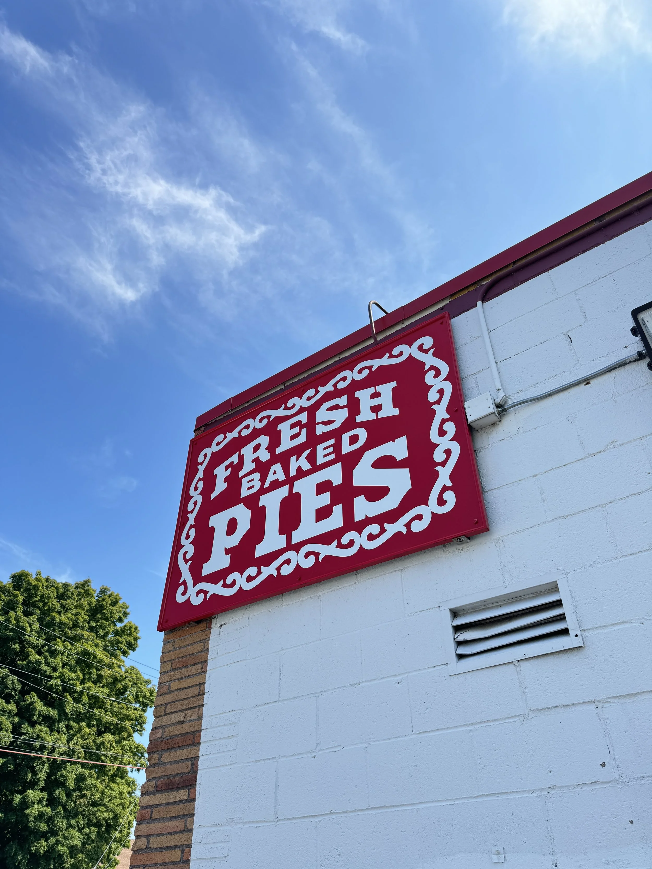 Mike's Painted Signs for Granny's Pie Factory