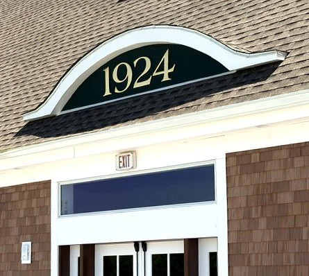 Custom gold leaf signs made in Connecticut 