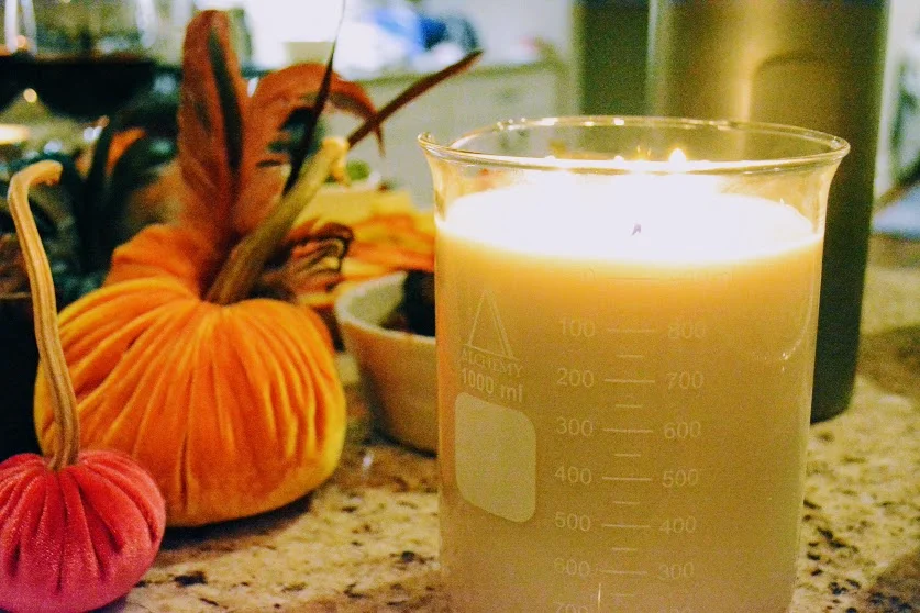 Alchemy Candle (perfect house warming gift for the mad scientist in your family - also perfect for any candle lover)?