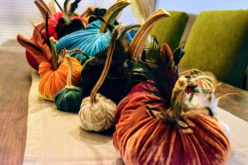 Perfect velvet pumpkins