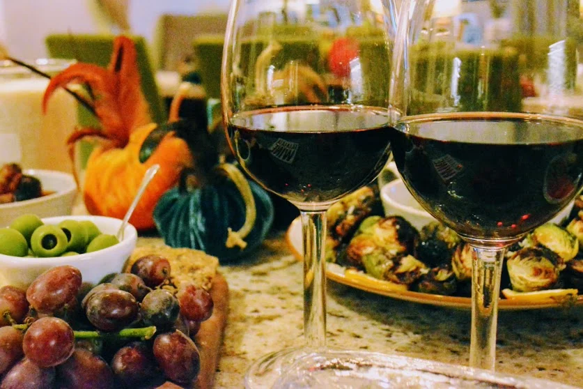 Simon Pearce wine glasses