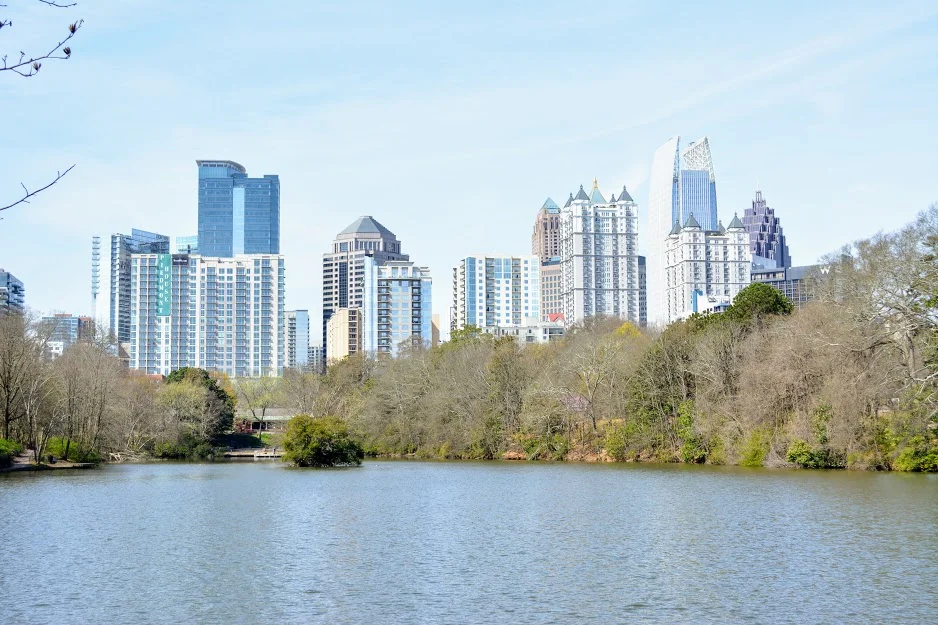 ATL Midtown Skyline from Piedmont Park