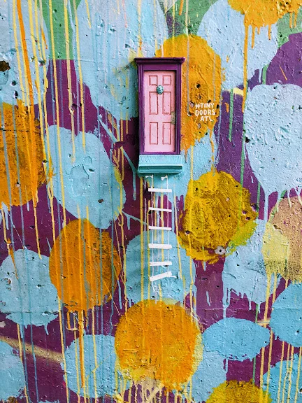 ATL is famous for it’s tiny doors - look for them on the Beltline!