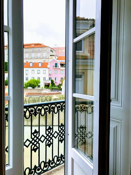 View of Alfama via our AirBnb