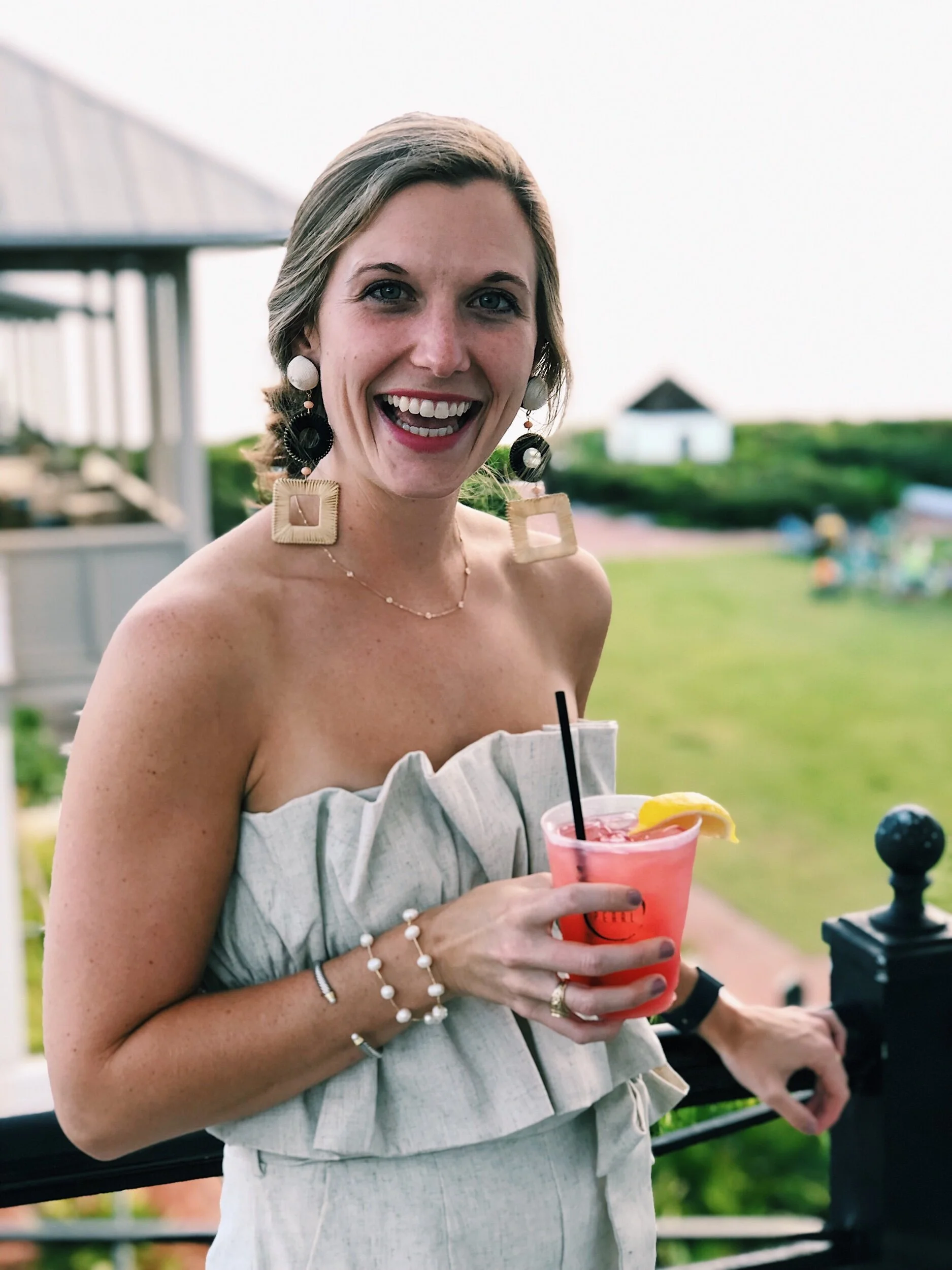 Rooftop cocktails at The Pearl in Rosemary Beach.