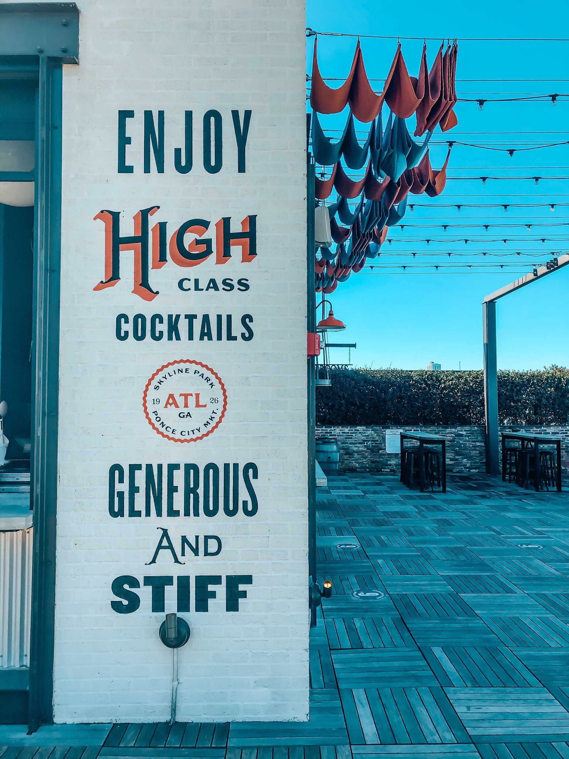 Ponce Rooftop (cocktails ARE stiff)