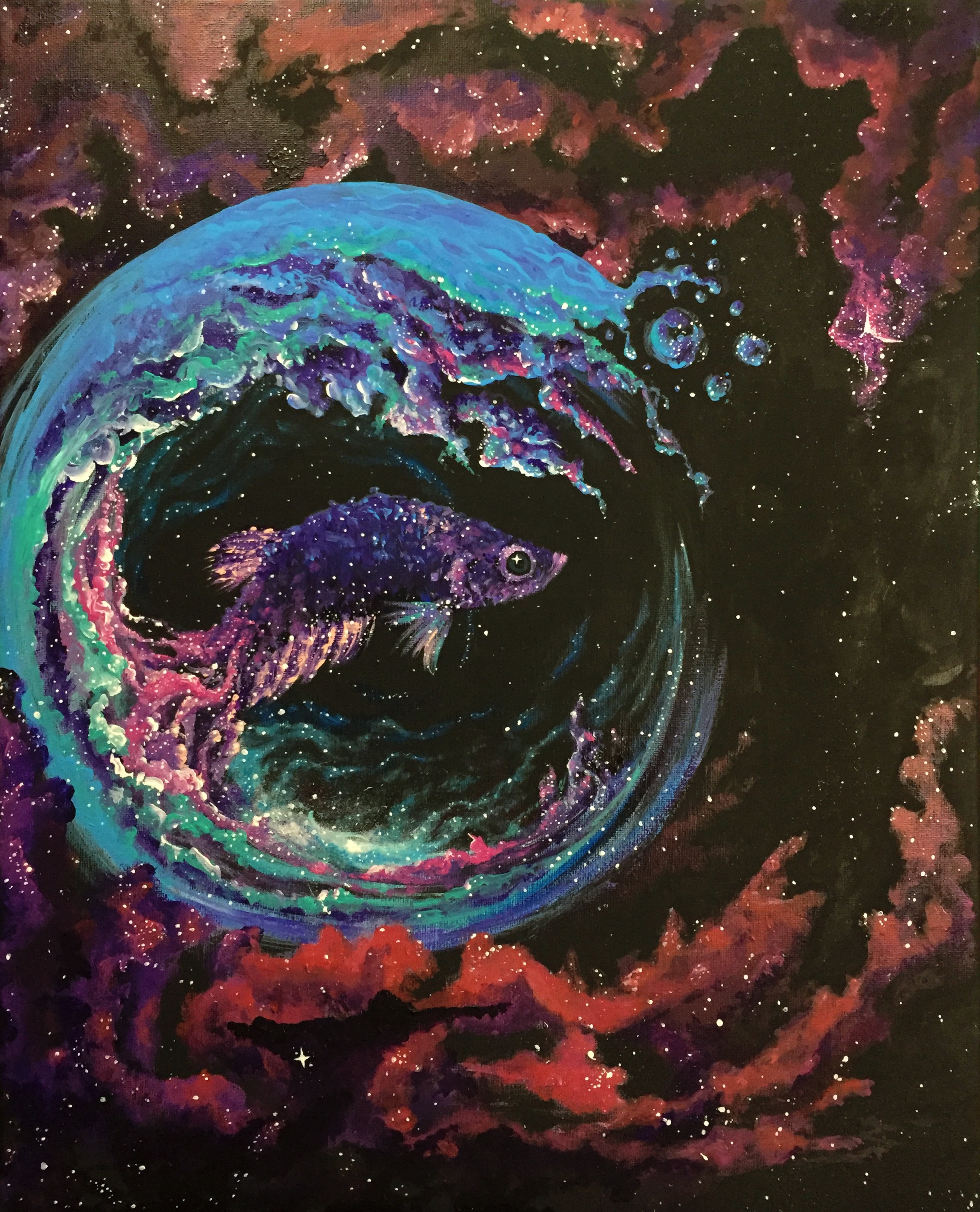 Acrylic on canvas - 16"x24"