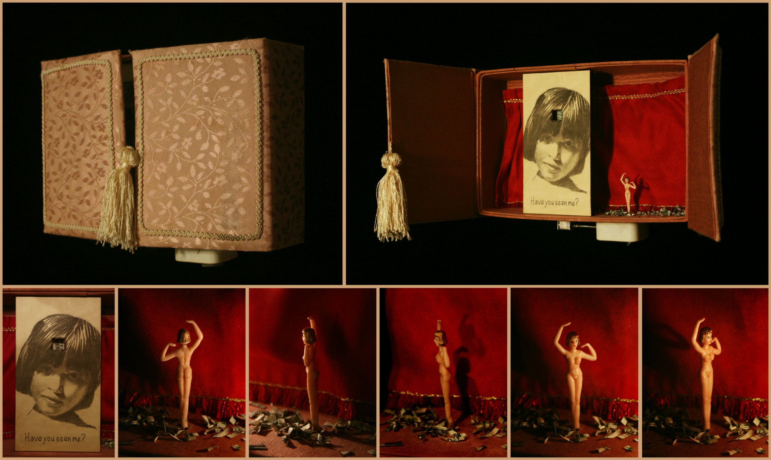 La Bailarina Mixed media, 8"x12"x3 1/2"