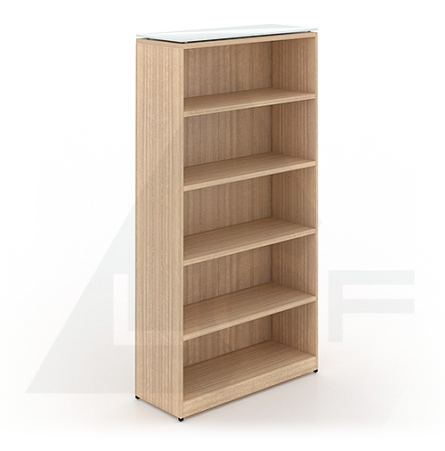 First Deluxe Tall Bookcase with Glass Top.png