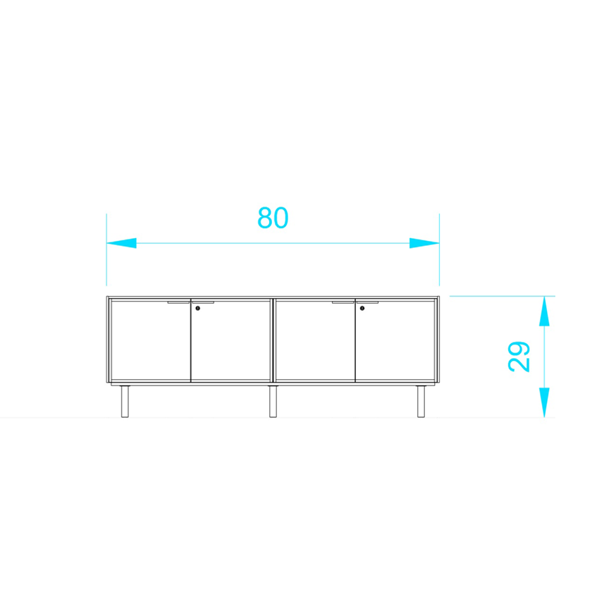 JET COLLECTION CREDENZA_Dimensions FRONT_USA Office Furniture .png