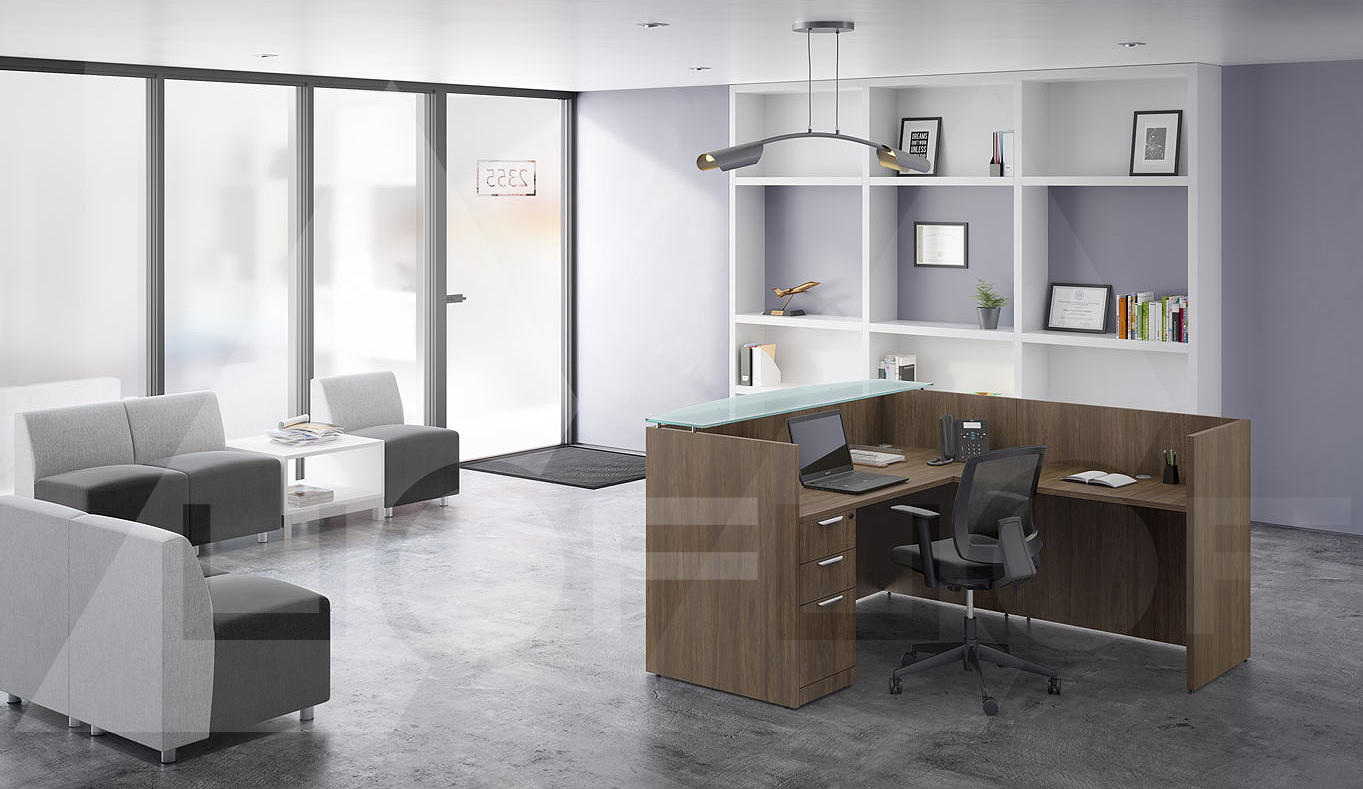 UOF153 L-Shaped Reception Counter, Walnut and Glass_ambient.png