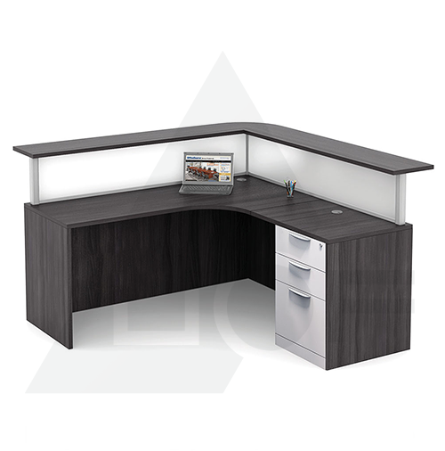 UOF36 L-Shaped Reception Desk, Grey and White.png