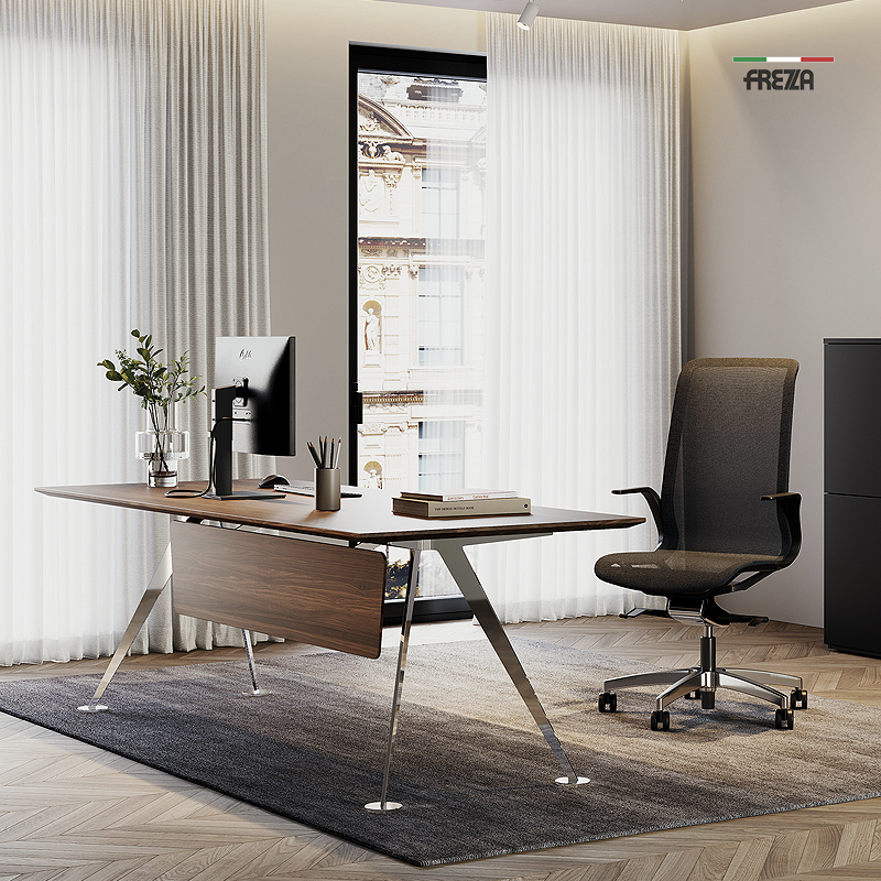 Designer's Pick | From Italy 2 U- Spike Desk & Jodie Executive Chair Set, Ships FREE From Italy