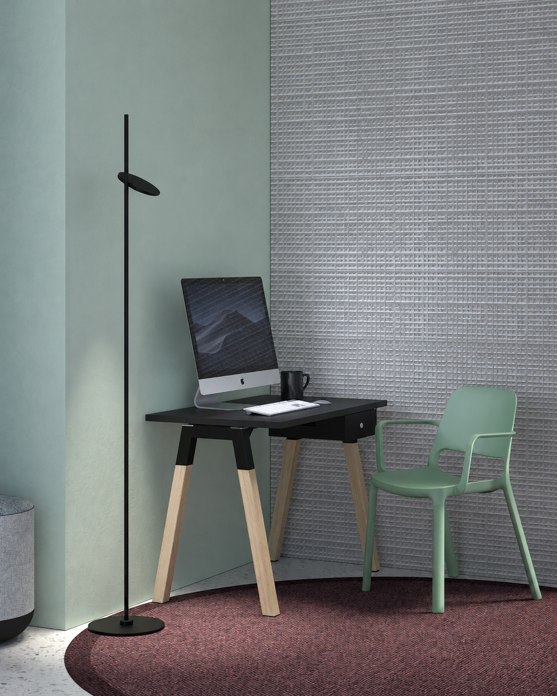 Polare Small Desk Black.png