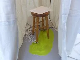  inside tent, detail. 