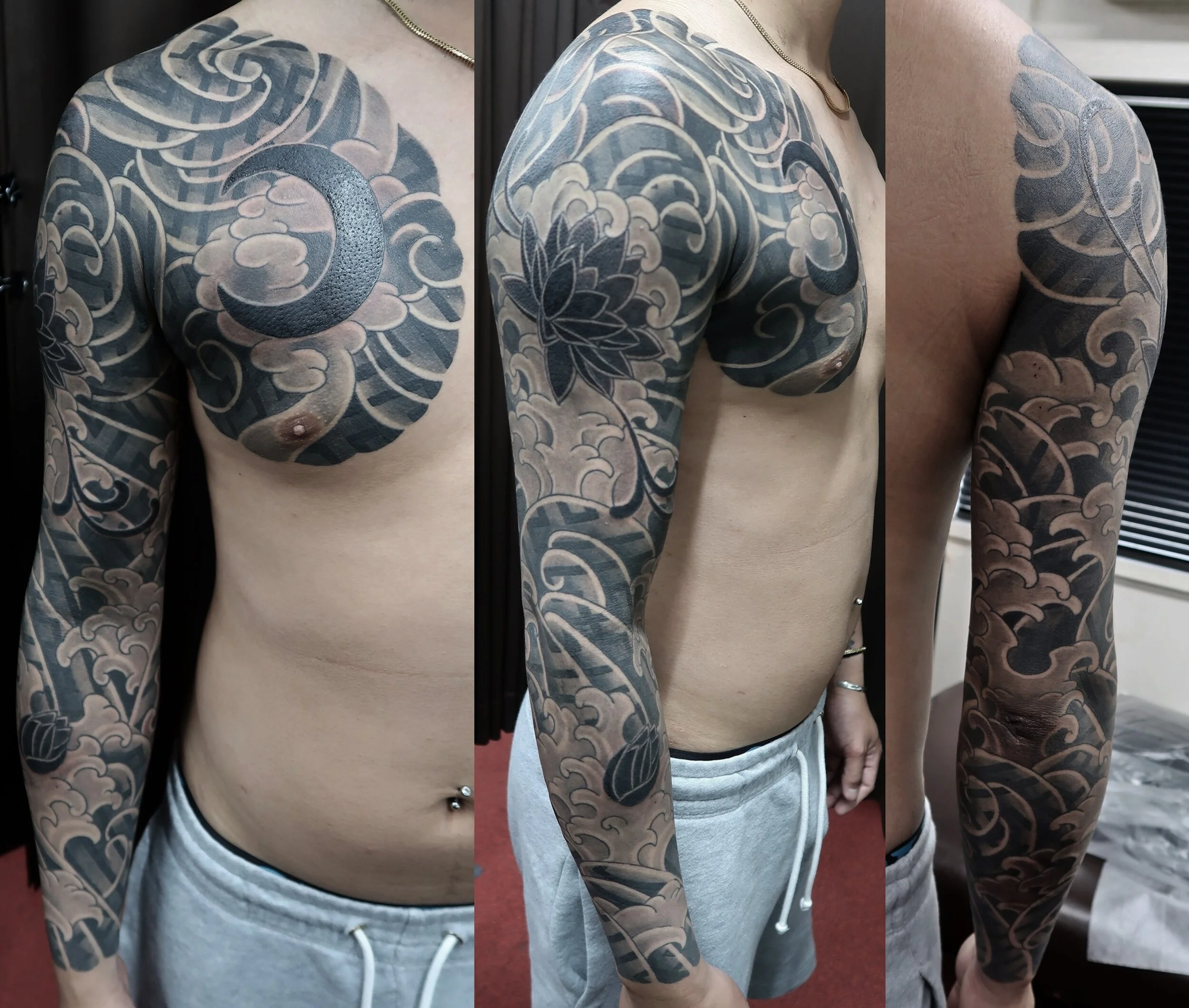 Japanese 和彫り作品集 新宿 タトゥー スタジオ Fuga Tattoo