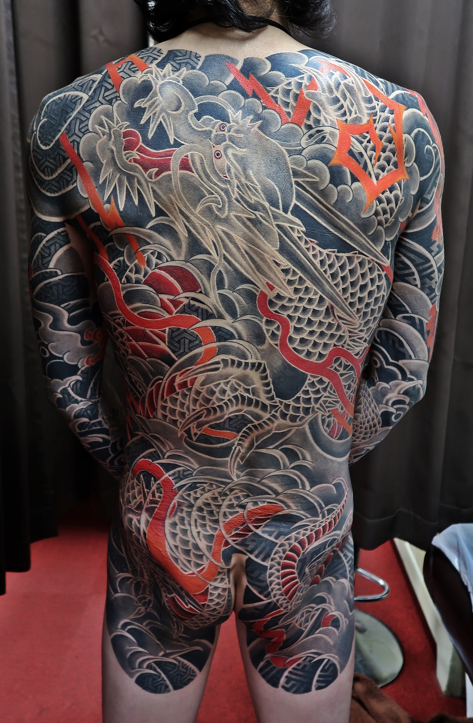 Japanese 和彫り作品集 新宿 タトゥー スタジオ Fuga Tattoo