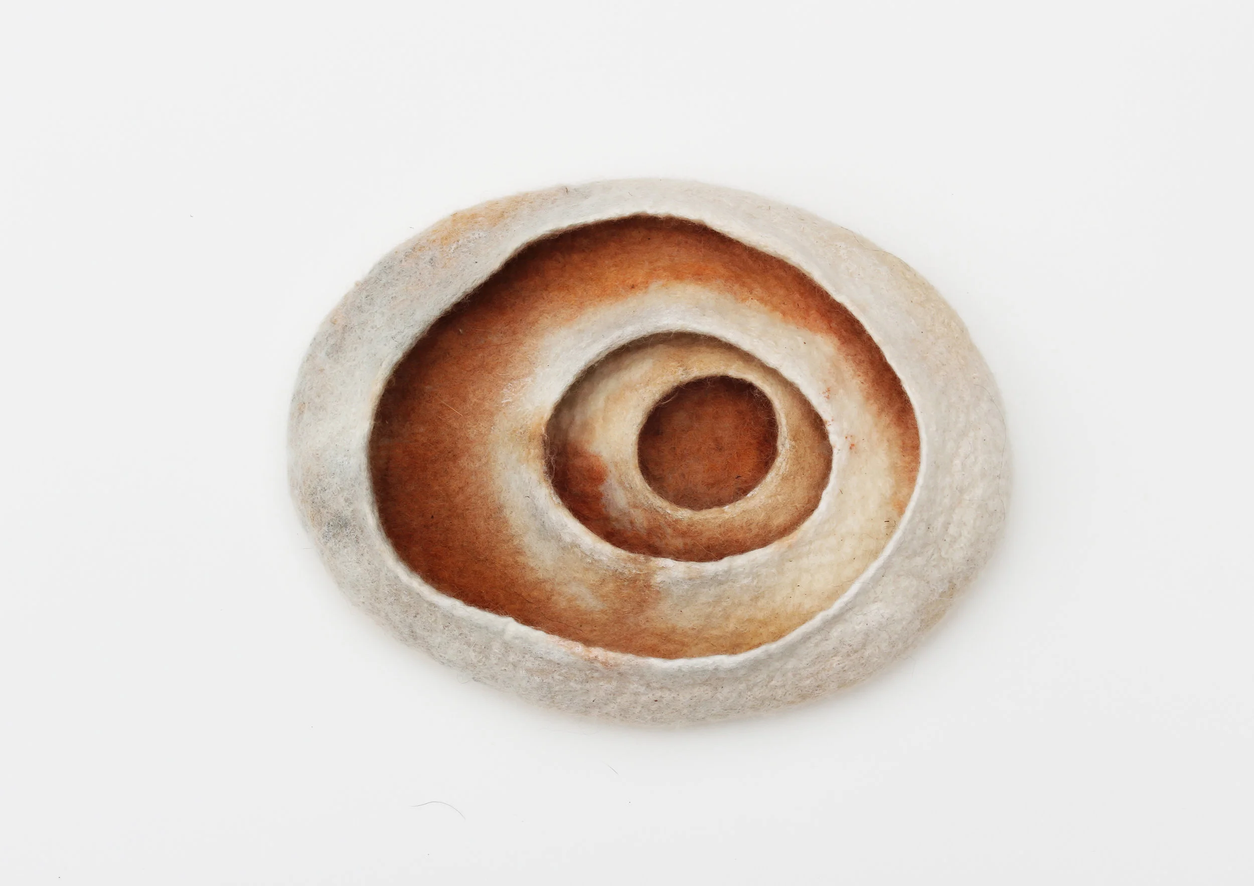Topographic Organ II - Merino, Corriedale, Crushed Earth Pigments