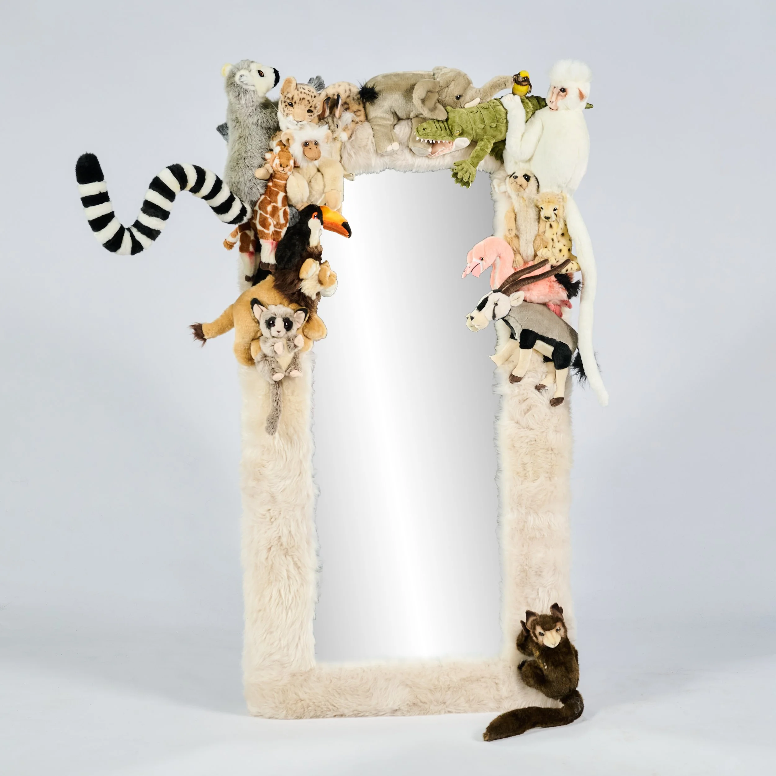 AP Collection – Limited Edition

Bring a whimsical touch of kindness into your home with The African Mirror, an artistic creation from the AP Collection. Measuring 160 x 90 cm, each mirror is a one-of-a-kind piece, handcrafted in Belgium with meticul