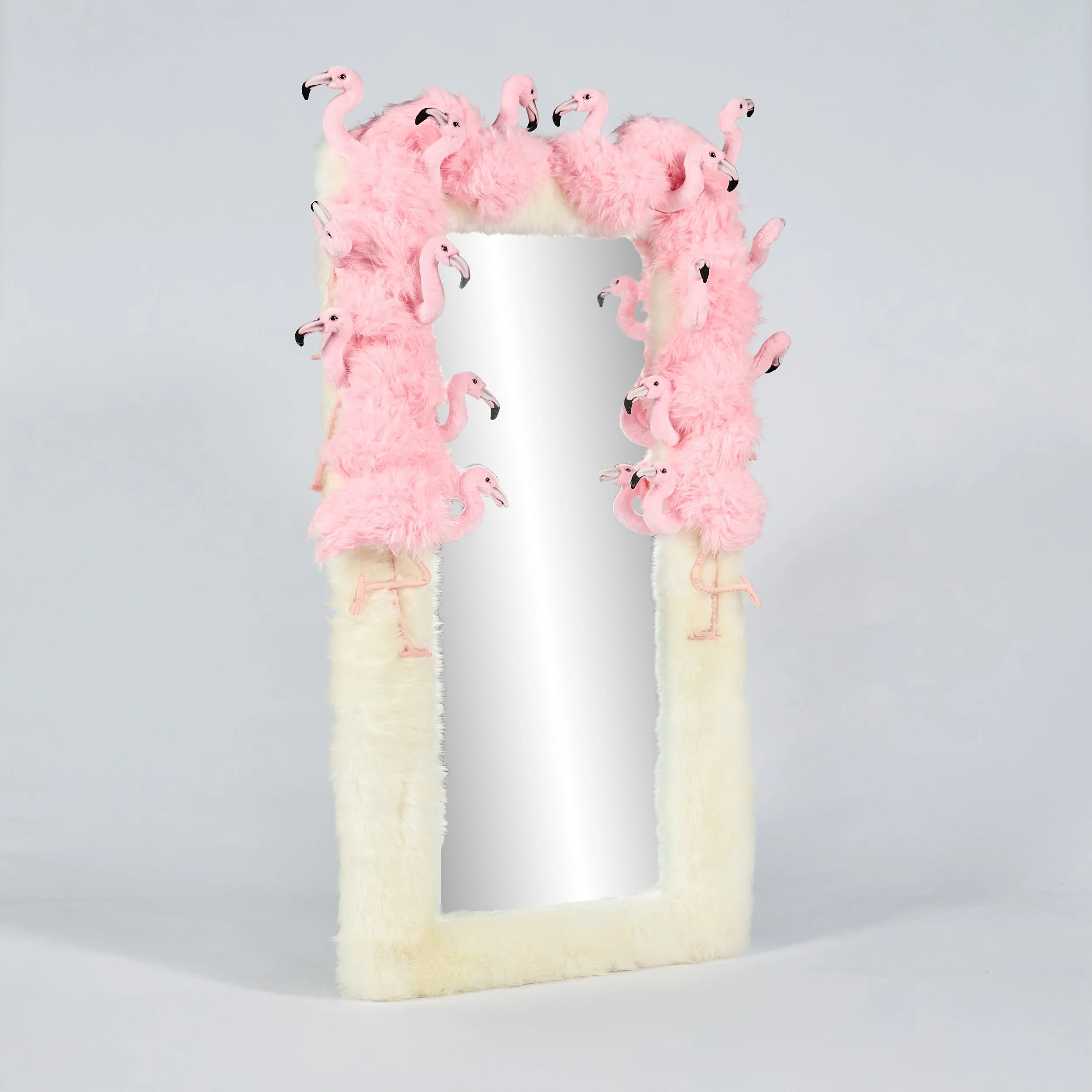 AP Collection – Limited Edition

Bring a whimsical touch of kindness into your home with The Flamingo Mirror, an artistic creation from the AP Collection. Measuring 160 x 90 cm, each mirror is a one-of-a-kind piece, handcrafted in Belgium with meticu