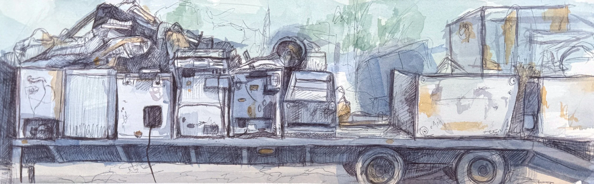On The Trailer