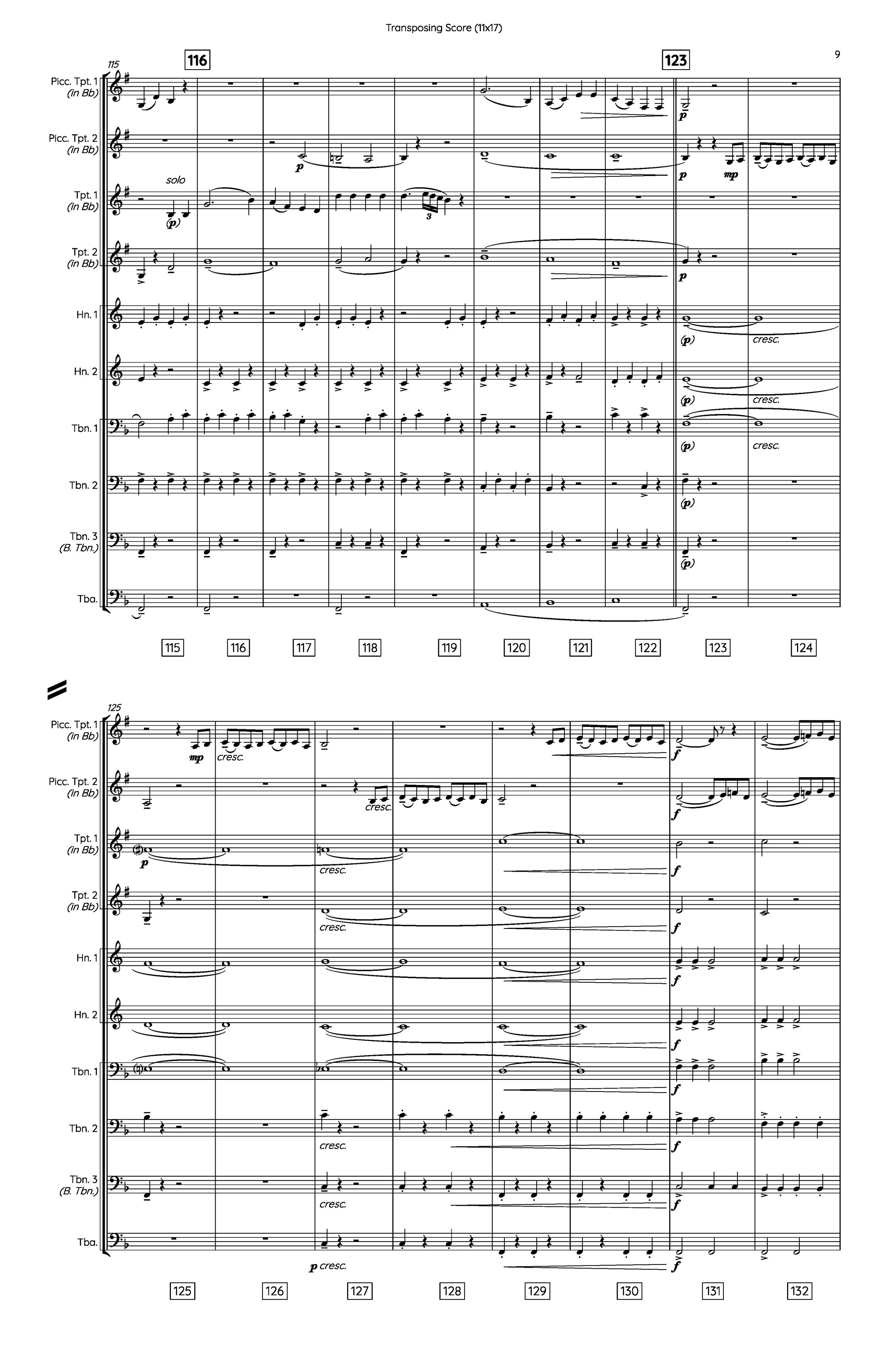 Marriage of Figaro [Brass Ensemble] in Bb - Score 11x17_Page_09.jpg