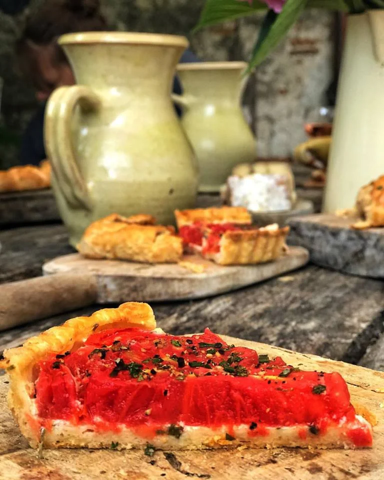 Kate’s famous Tomato Tart means Summer season has started!