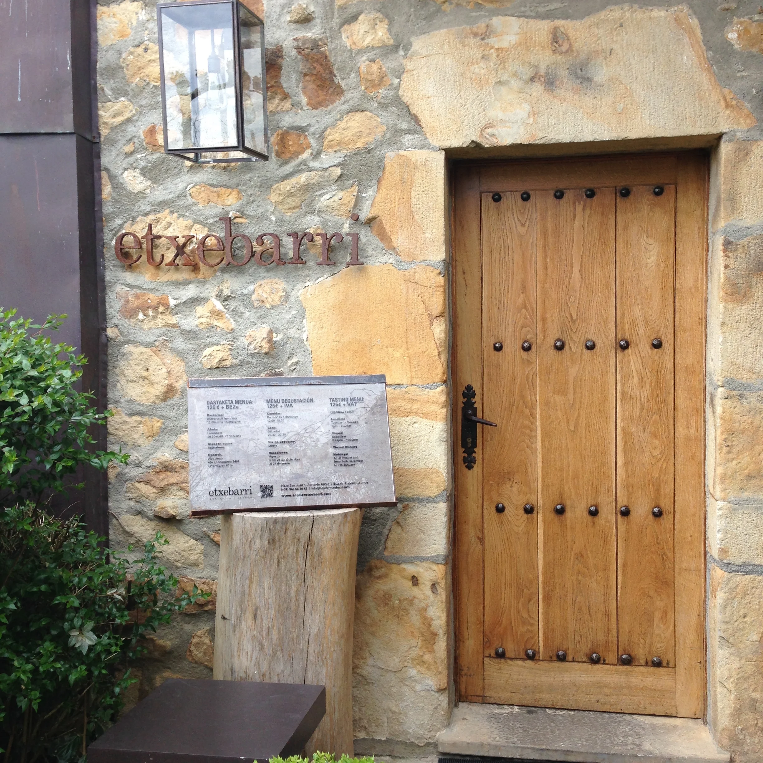 Three-Star Michelin Rural Restaurant- Asador Etxeberri in Axpe