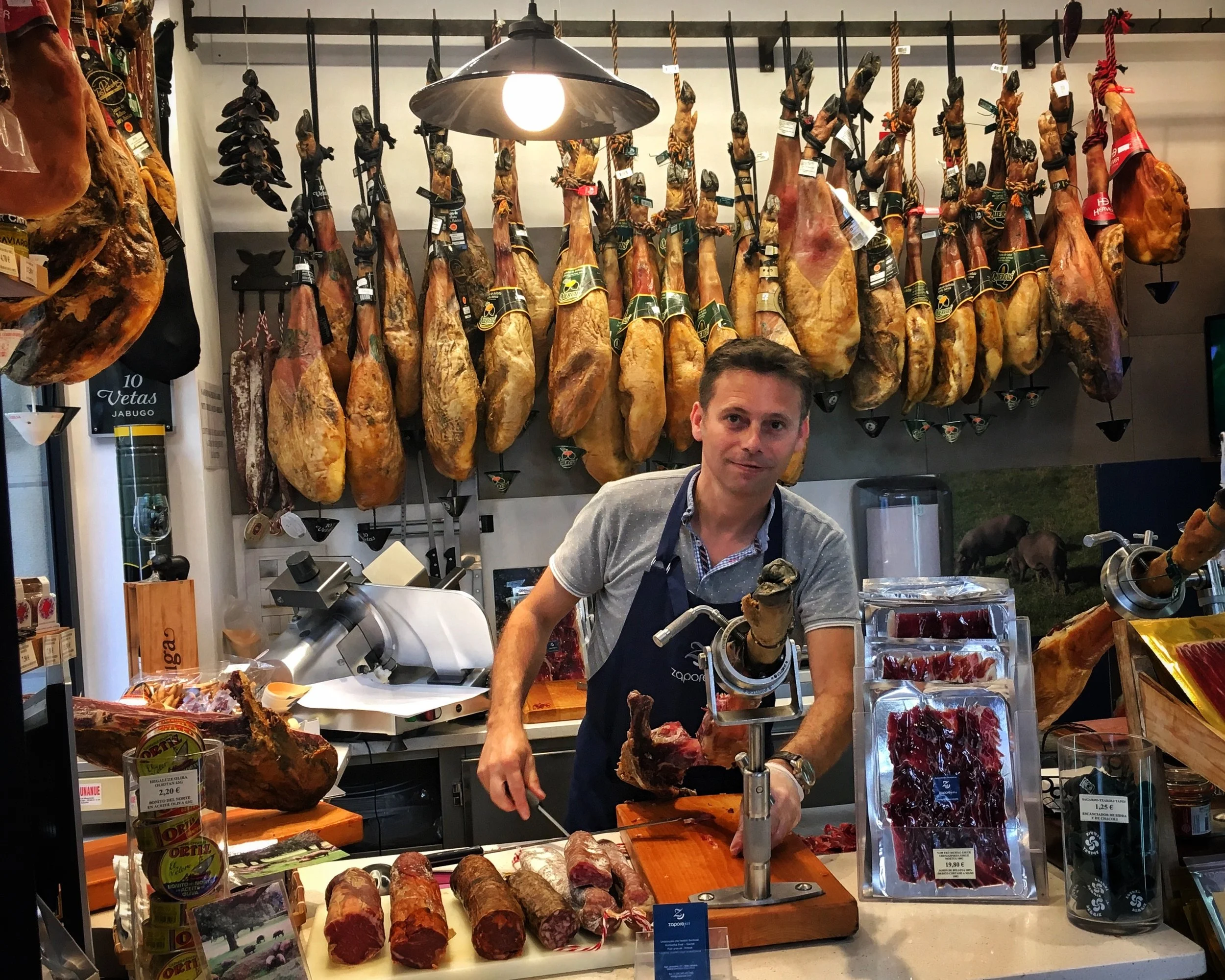 The best of Spanish Jamons for us to try.