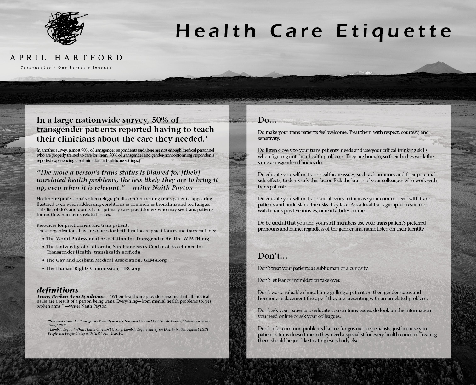 Health Care Etiquette 