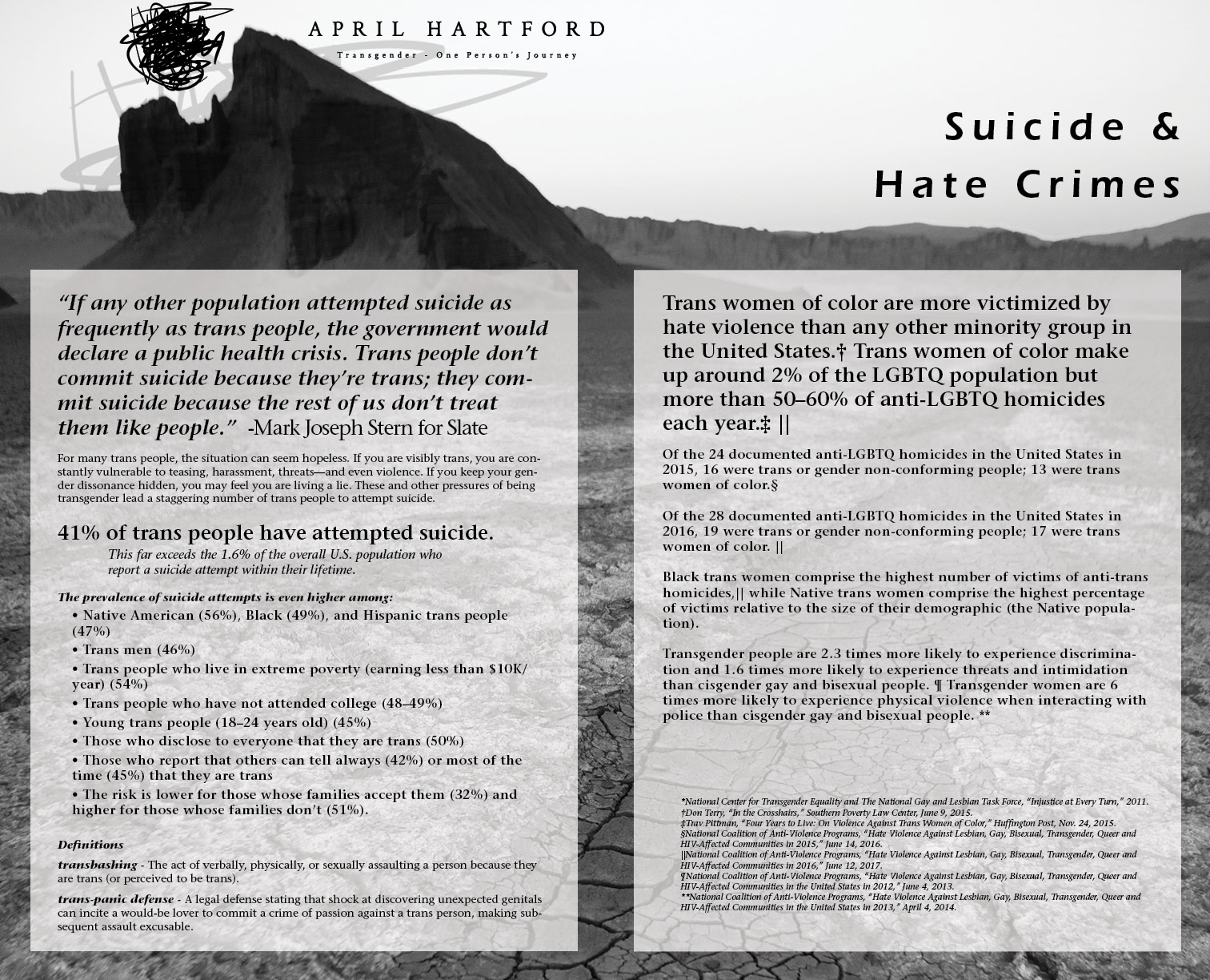 Suicide and Hate Crimes