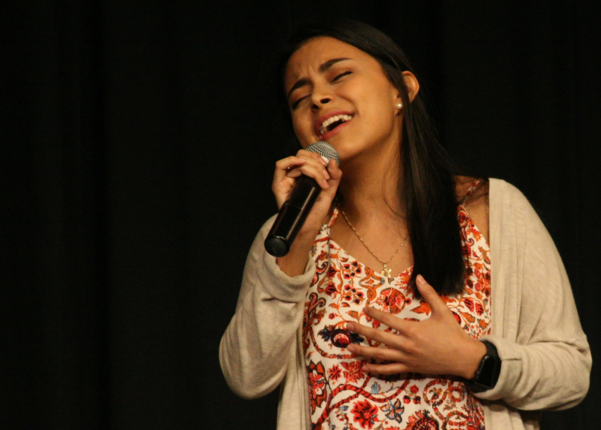 High School Winner: Jennifer Trejo Benitez of Jordan-Matthews High School. (Photo by Chip Pate)
