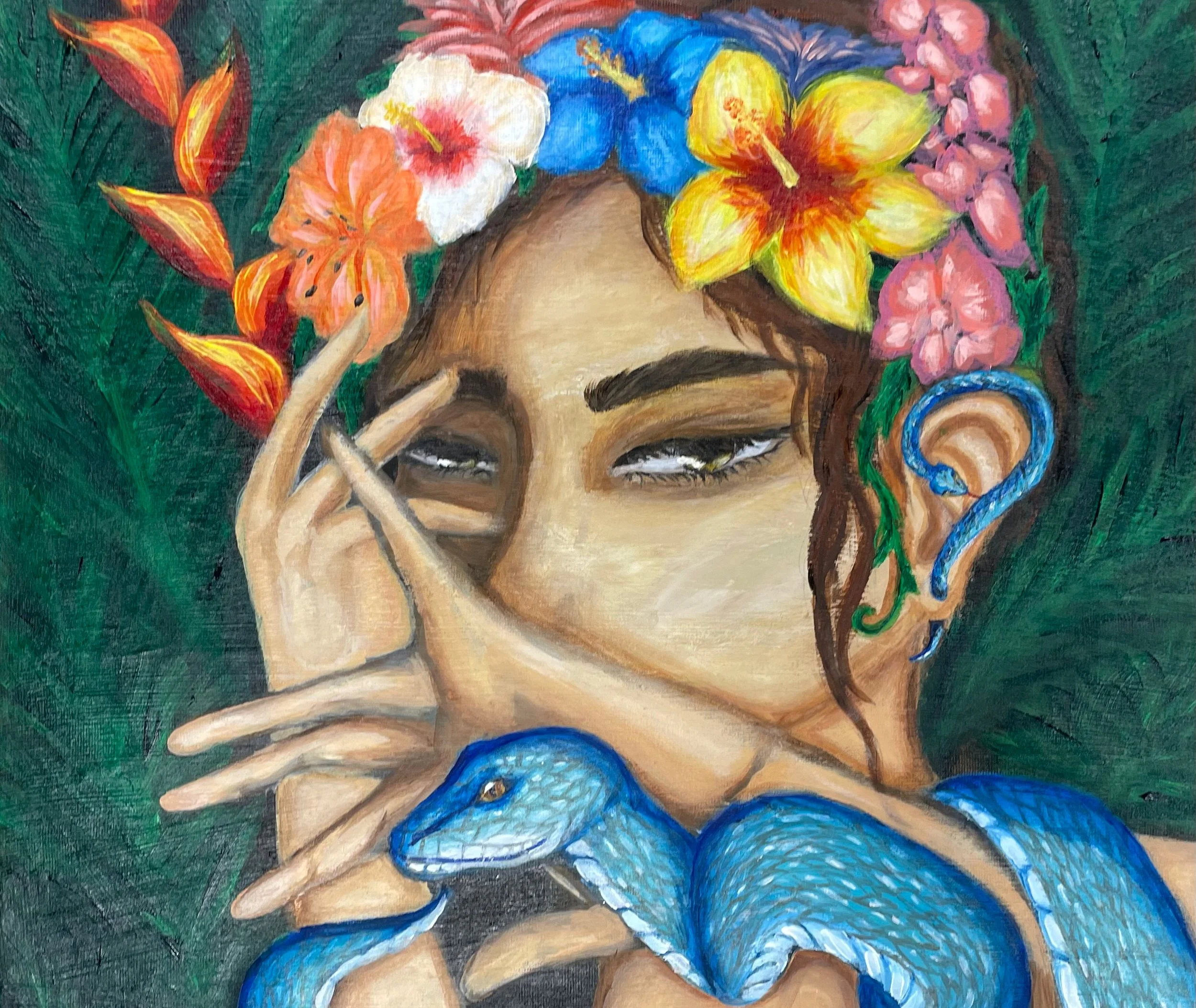 JOCELYN LOPEZ MEJIA  _  “Veronica”  _  Art 4  _  Acrylic on Canvas  _  $90 copy.jpg