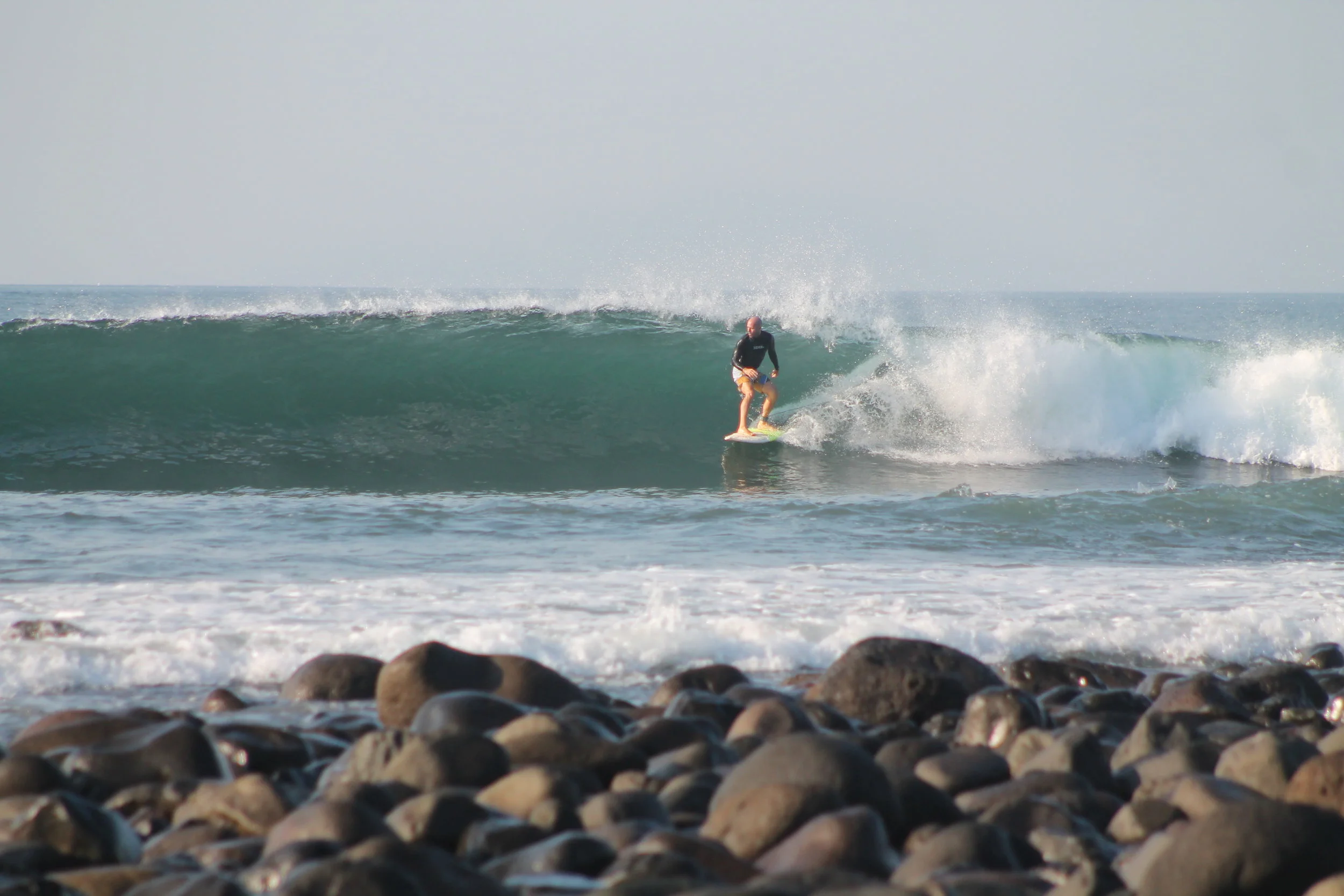 me at Punta Roca, El Salvador. photo by: Punta Roca Surf Club.