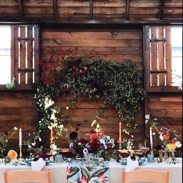 Over the weekend we had fun creating and styling The Mart with members of The Elopement Society. This year was meant to be the year that our beautiful building was up and running for weddings and events and for it to come alive again after many years