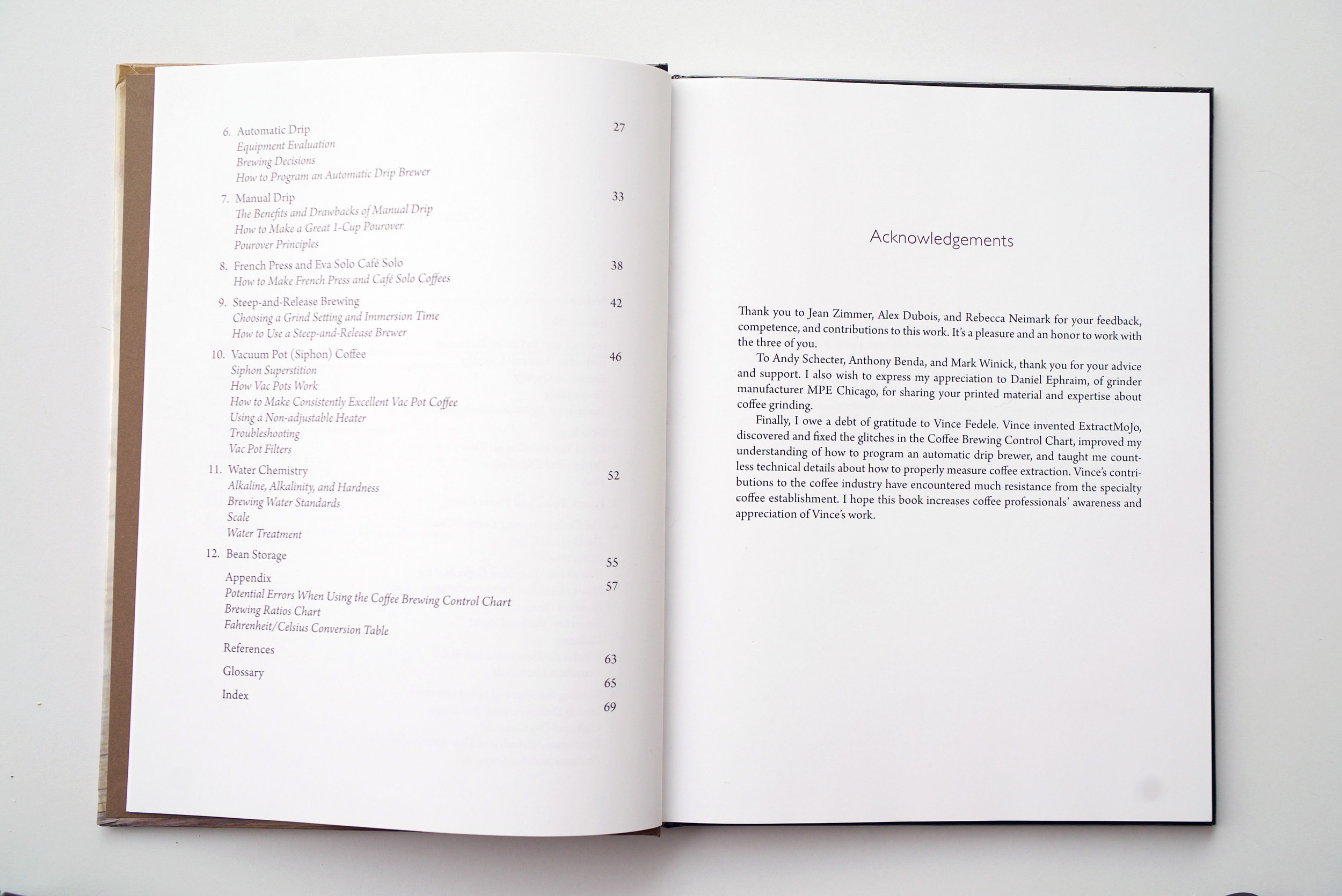 Everything but Espresso by Scott Rao Table of Contents