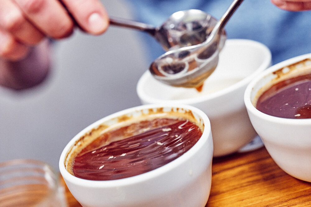 "Solubility matching" and blending coffee