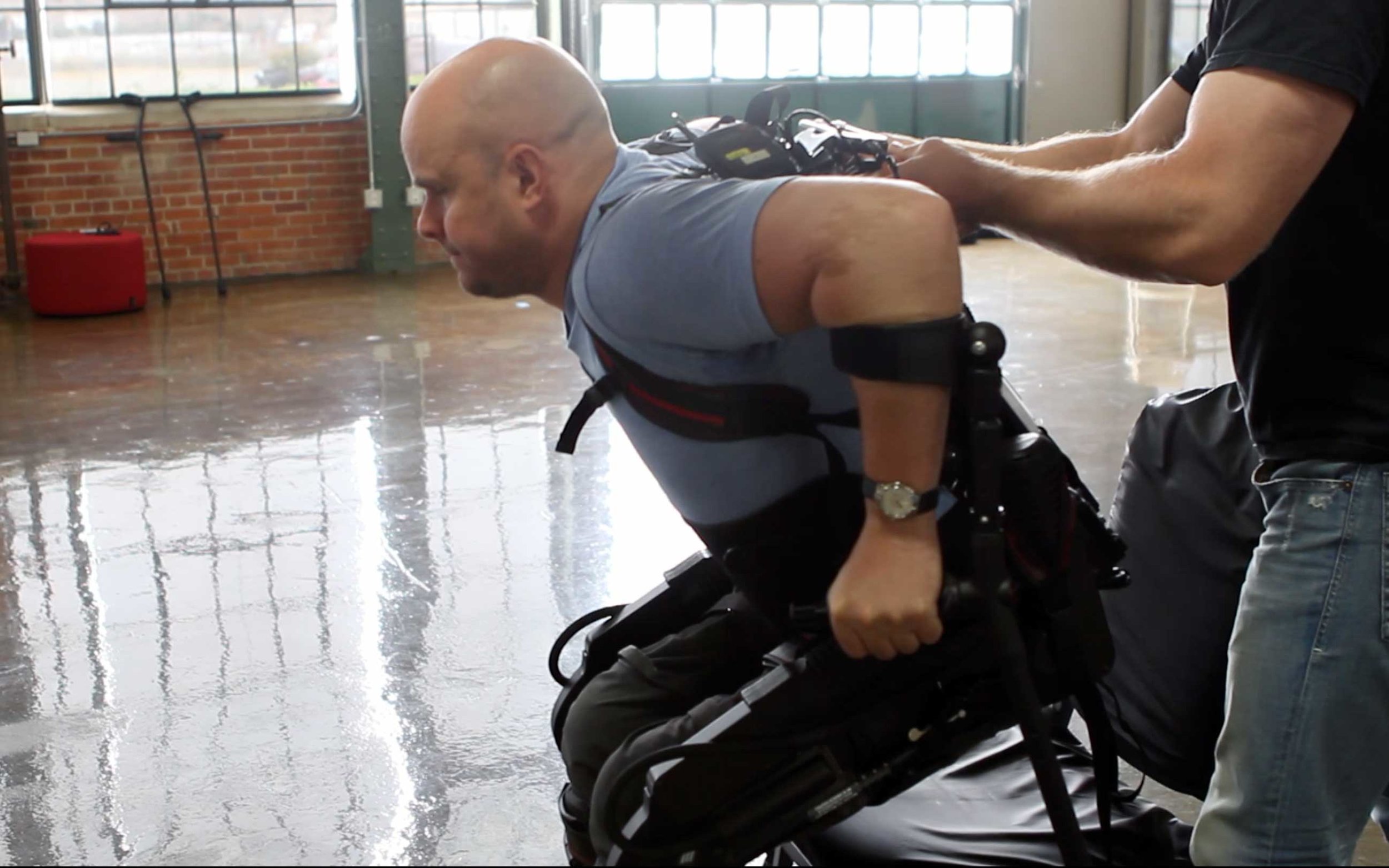 Blind, Paralyzed Man Refuses to Quit
