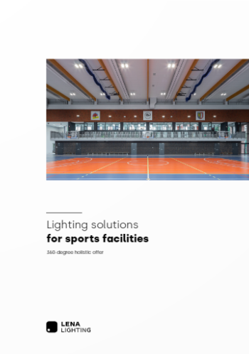 Lighting solutions for sports facilities