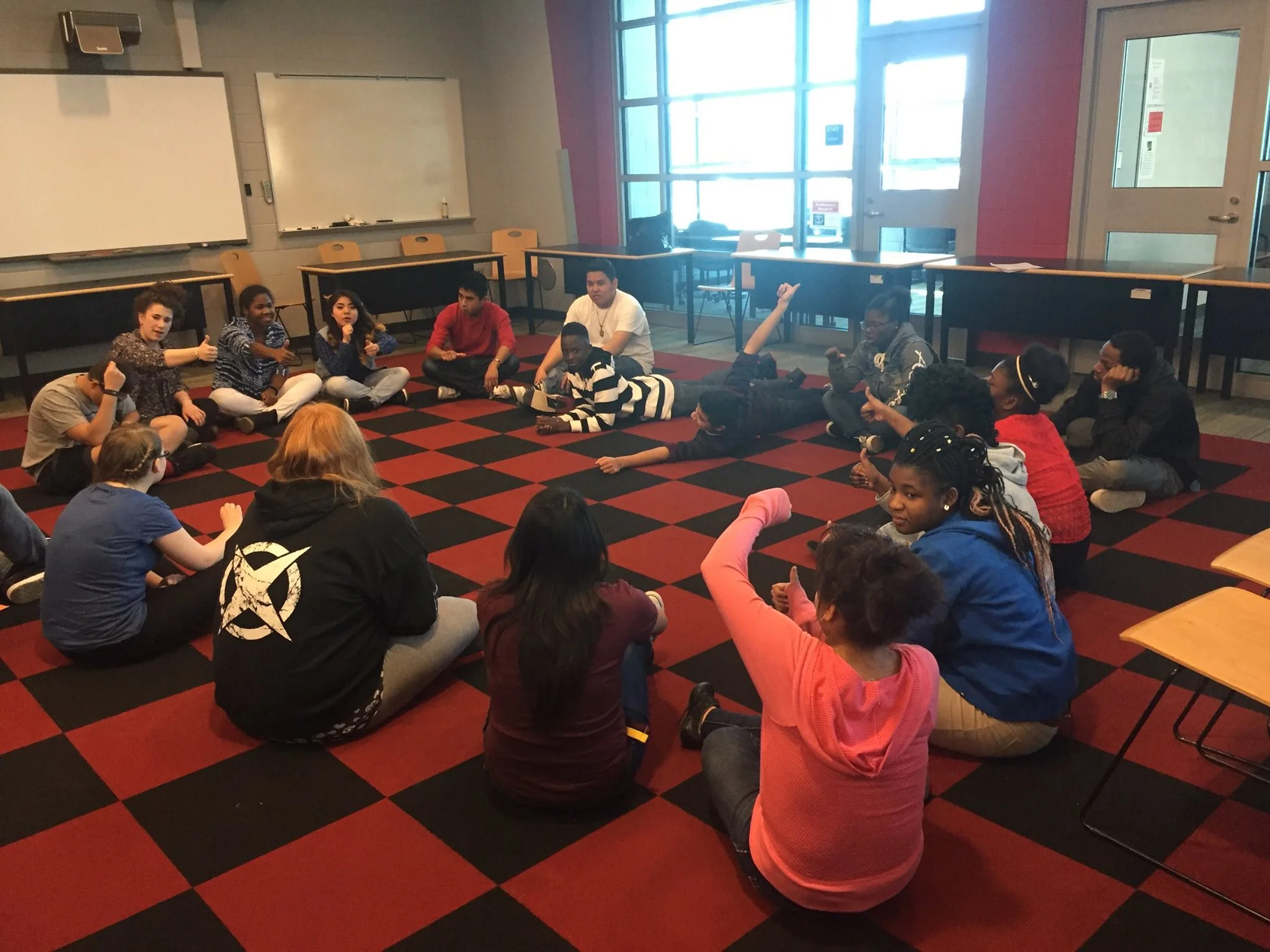 Workshops with Bennett High School, Saulisbury MD