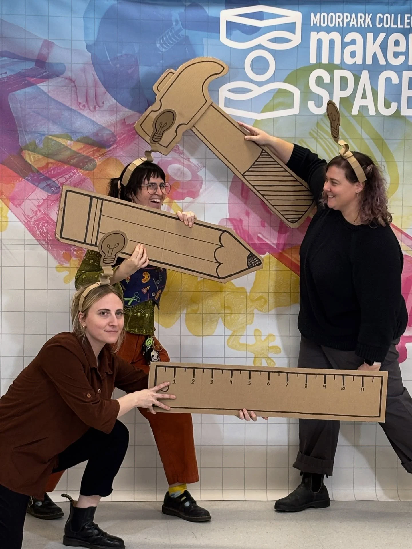 So proud of my colleagues @clare_shadduck @ivy.lovett @taraogo.art and want to acknowledge all their hard work in making the new @mcmakerspace a reality!  We had a lovely grand opening and ribbon cutting event this week. Thanks to our Foundation @mcg