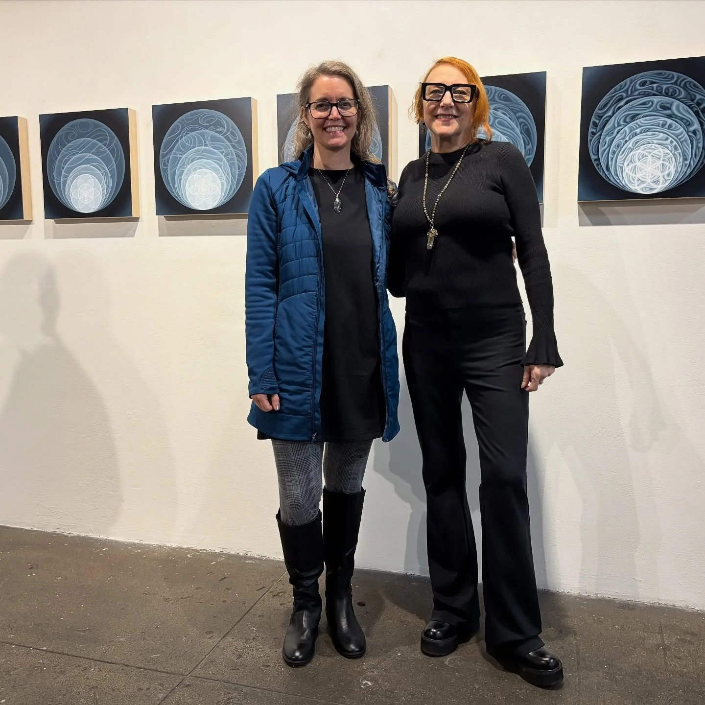 Heartfelt thanks to @daleyoungman for inviting me to exhibit my paintings at @artshare_la &mdash;and thanks to @baha_danesh and her team for everything! Despite the rain, we still had a lovely closing reception and talk! Thanks to everyone that came 