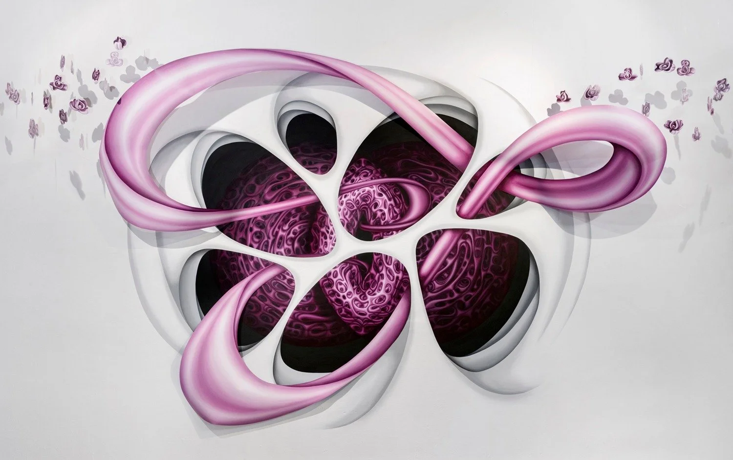 Reflecting back on my 2017 installation, &quot;Homage to the Mystery and Wisdom of the Feminine&quot; for the &quot;High Priestess&quot; exhibit at @artshare_la . In this piece, I ask viewers to consider the idea of representing existence as a single